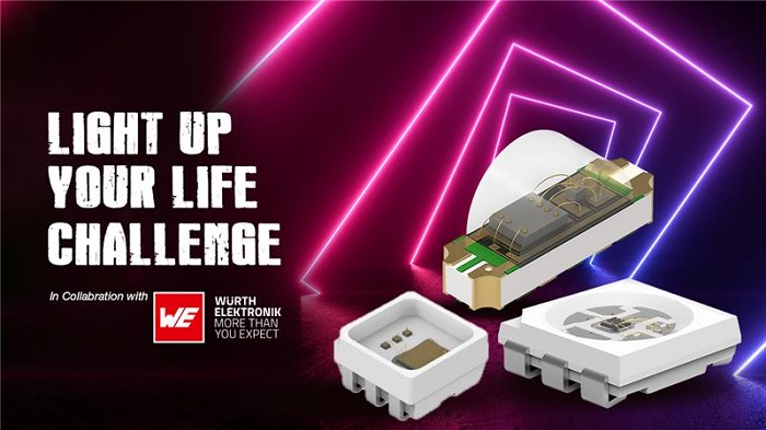   e絡(luò)盟社區(qū)攜手 Würth Elektronik 發(fā)起全球 LED 設(shè)計(jì)挑戰(zhàn)賽